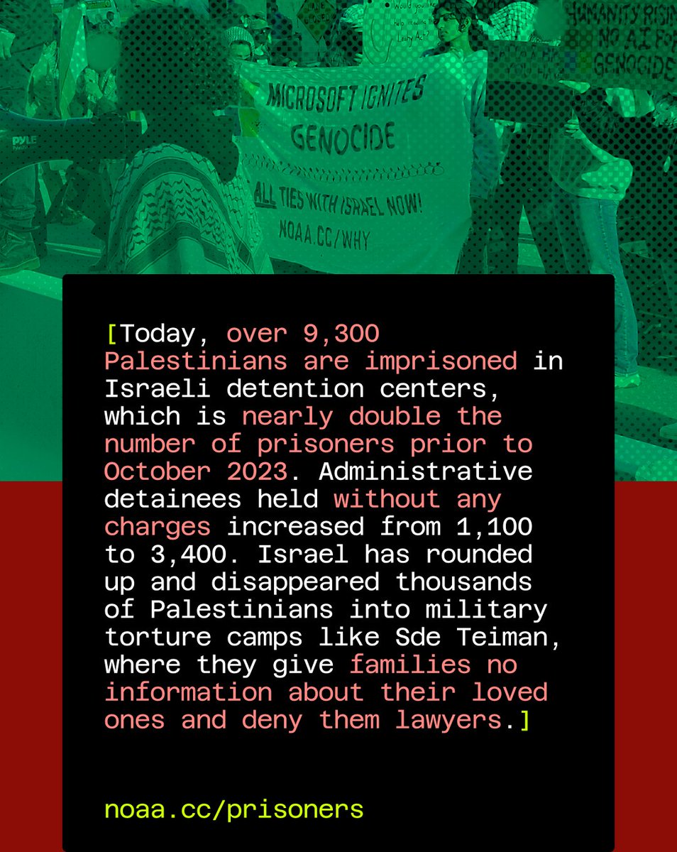 No Azure for Apartheid tweet media