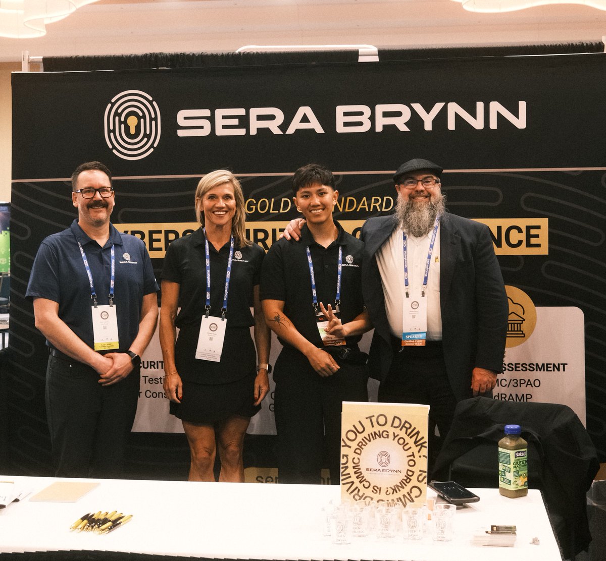 SeraBrynn's tweet image. Excited for the final day at #CS5 West.

Stop by Booth #13 and connect with the Sera Brynn team: James Harper, Adam Torgerson, Vince Azada, Malesa Young.

Also per Vince: hand-drawn, limited edition shot glasses.

Let’s make it count.