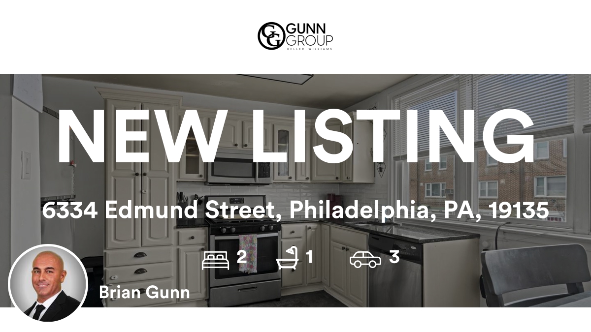 BGunnRealtor's tweet photo. 🛌 2 🛀 1 🚘 3
📍 6334 Edmund Street, Philadelphia, PA, 19135

My latest listing on RateMyAgent.
PA RS317067
https://t.co/JwsLO1AFJp

...
#ratemyagent #realestate #Keller_Williams_Real_EstateLanghorne #gunngroup https://t.co/VkgTL8Mu3X