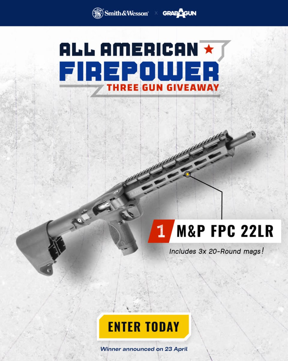 guns_win's tweet image. Win 1 of 3 S&amp;amp;W firearms! 
Enter here: grabagun.com/viral-giveaway
.
#2a #gungiveaway