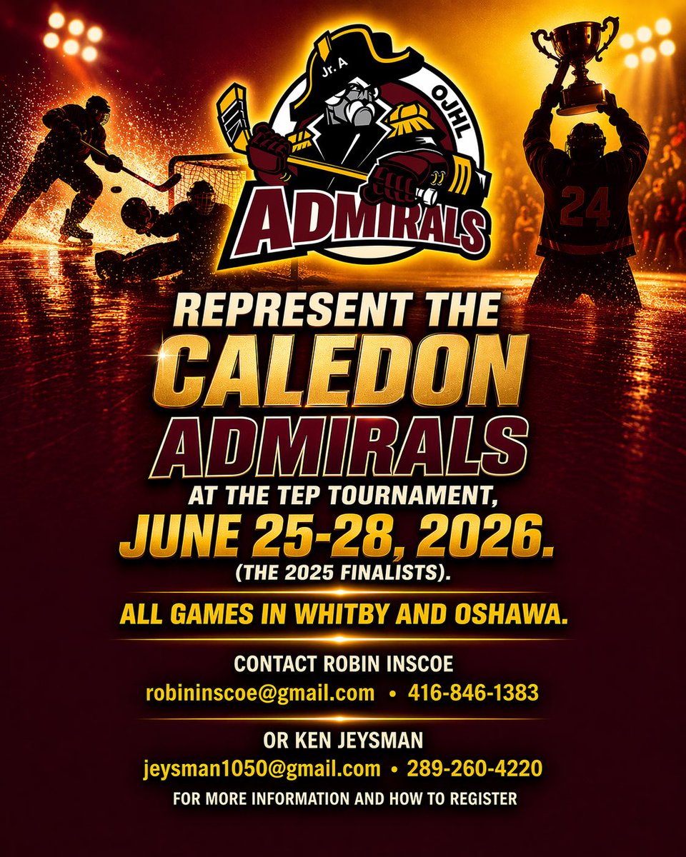 Caledon Admirals tweet media