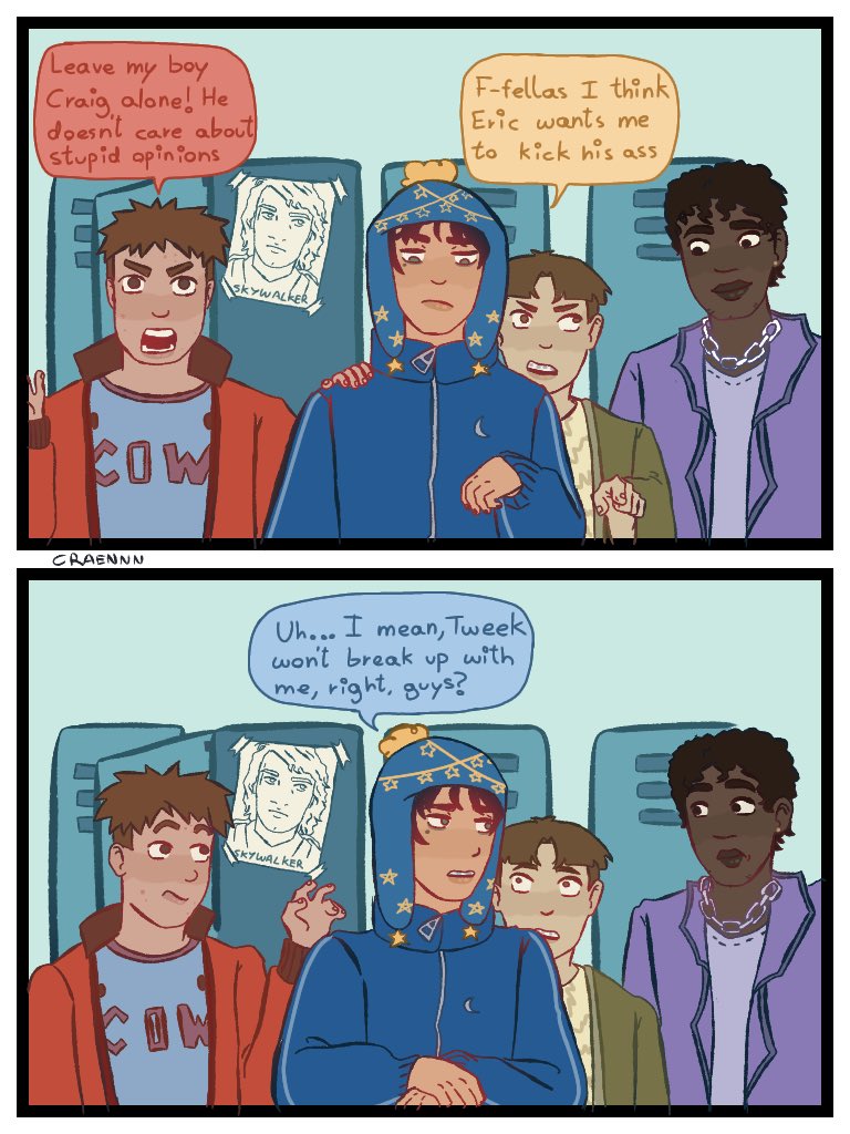 craennn's tweet image. and the award for the fakest idgafer goes to... CRAIG TUCKER!!!
#southpark #sptwt #spcreek