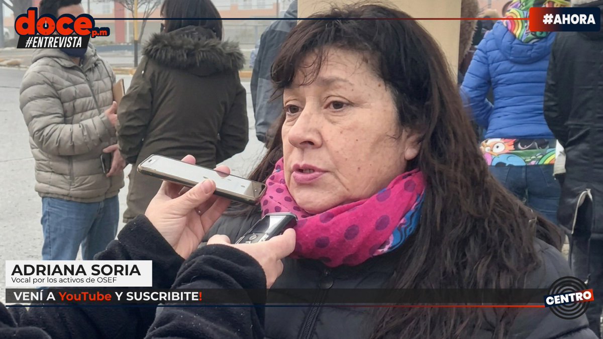 #AHORA - Hablamos con Adriana Soria - Vocal por los activos de OSEF.

💥 Rumores de renuncia de Hruby.

Escuchá la nota ⬇️
youtube.com/live/rYVRBZ2qU…
📻 100.7 Ushuaia - <a href="/FMCentroTDF/">FM CENTRO</a> 
📻 104.9 RG - Radio +