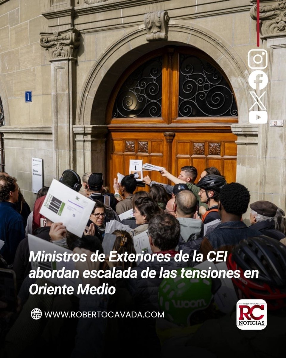 rcavada's tweet image. Ministros de Exteriores de la CEI abordan escalada de las tensiones en Oriente Medio

robertocavada.com/ministros-de-e…

#RobertoCavada #RCNoticias #OrienteMedio  #CEI