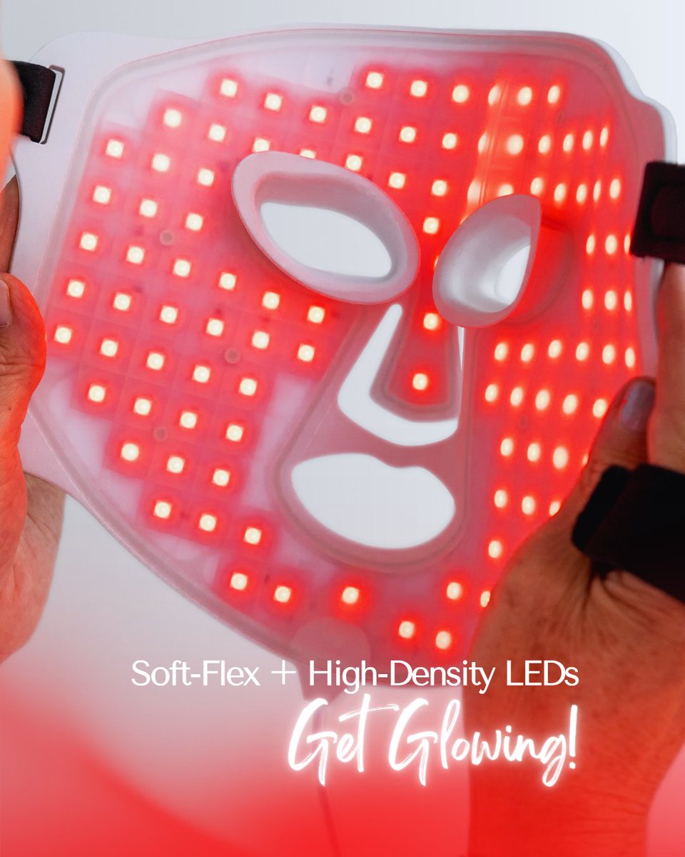 GlasSkinCo's tweet image. 315 High-Density LEDs and our proprietary Soft-Flex silicone material, The Lite Mask wraps around your face providing an optimal glow-up every time.

Get Glowing!
bit.ly/3Qt5L9s
#ledmask #finelines #glasskin #getglowing  #RedLightTherapy