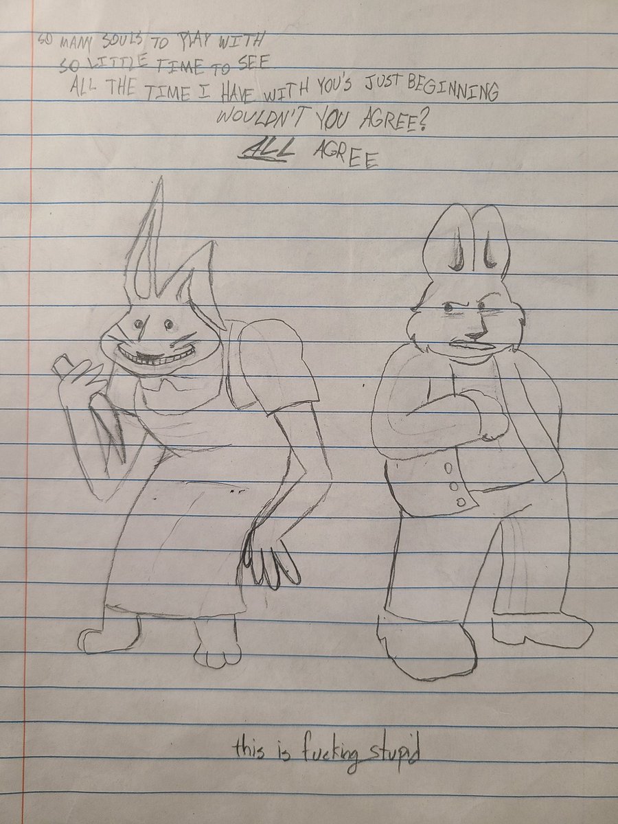 OfficialSpedur's tweet image. was listening to something last night and my brain started formulating some BULLSHIT to go with it
incredibly basic but ive always been better at drawing on the computer sooo

rhubarb by @RyanC_content 
fred by @mikalikepastas 

#maxandruby #marxandrhubarb #maxandruby0004
