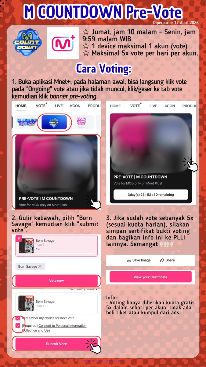 Pump Up The Votes Indonesia tweet media