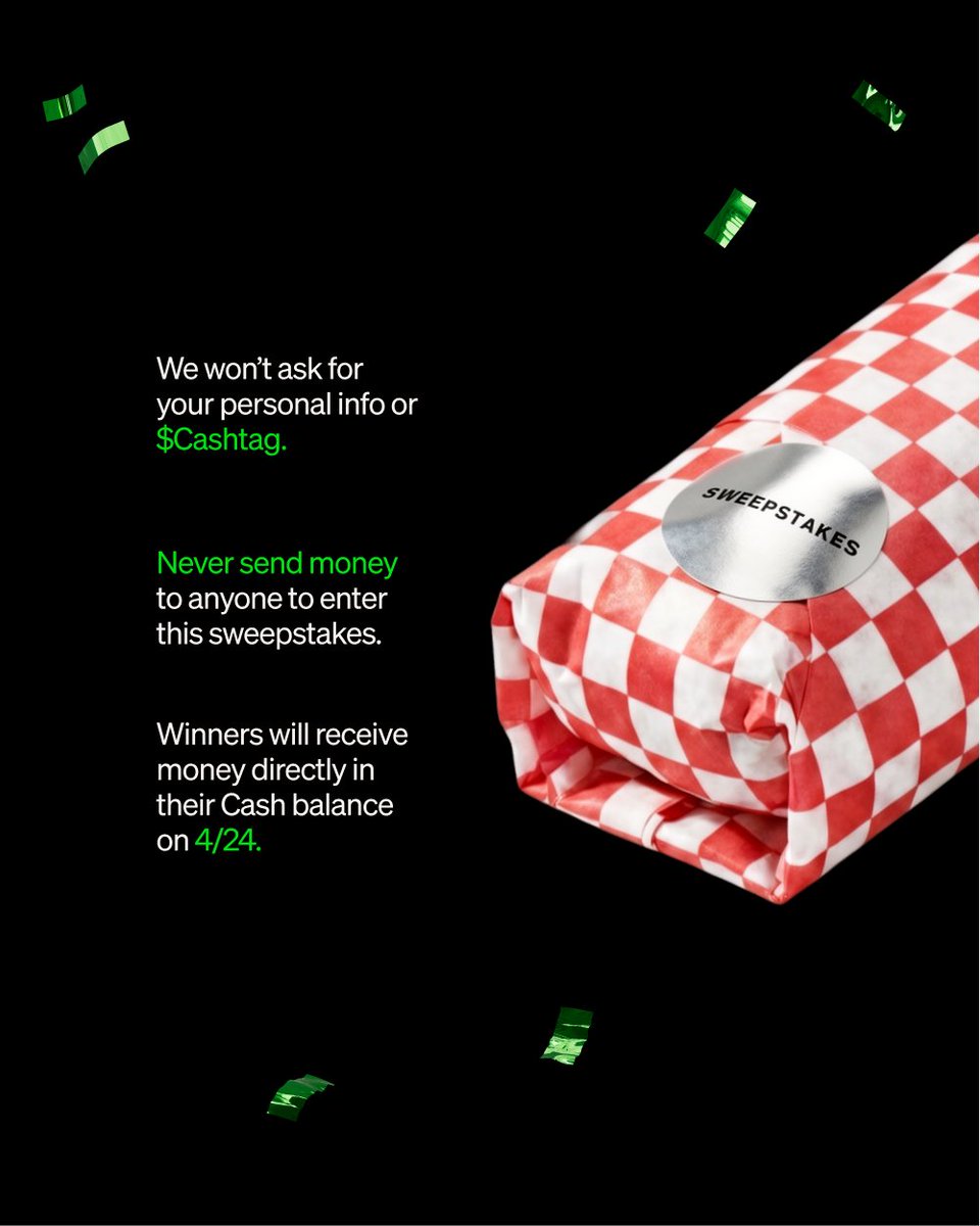 Cash App tweet media