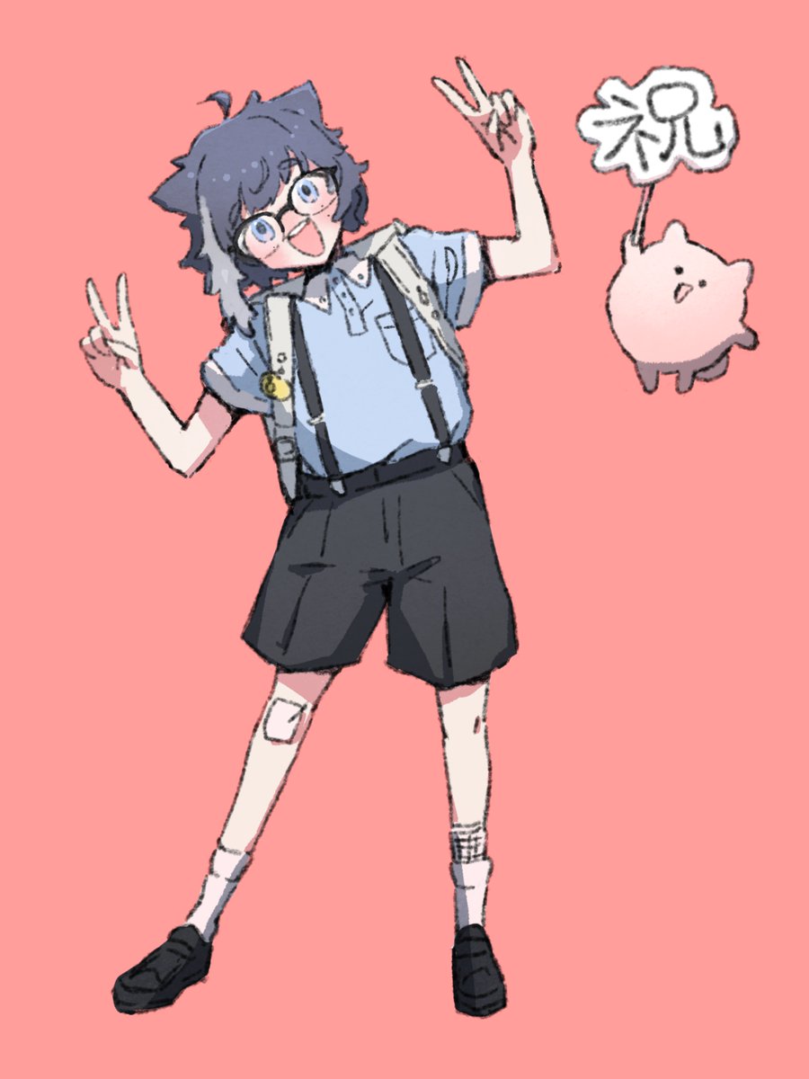 祝！すみはるくんめでたいダブルピース！！ #すみはるかいたよ #甲斐澄晴