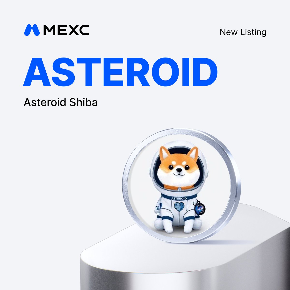 MEXC New Listing!

‣ $ASTEROID <a href="/Asteroidcto/">ASTEROID SHIBA</a>
‣ STEROID/USDT Trading in Innovation Zone: Apr 17, 2026, 13:00 (UTC)
‣ Withdrawal: Apr 18, 2026, 13:00 (UTC)

Details 👉mexc.com/announcements/…