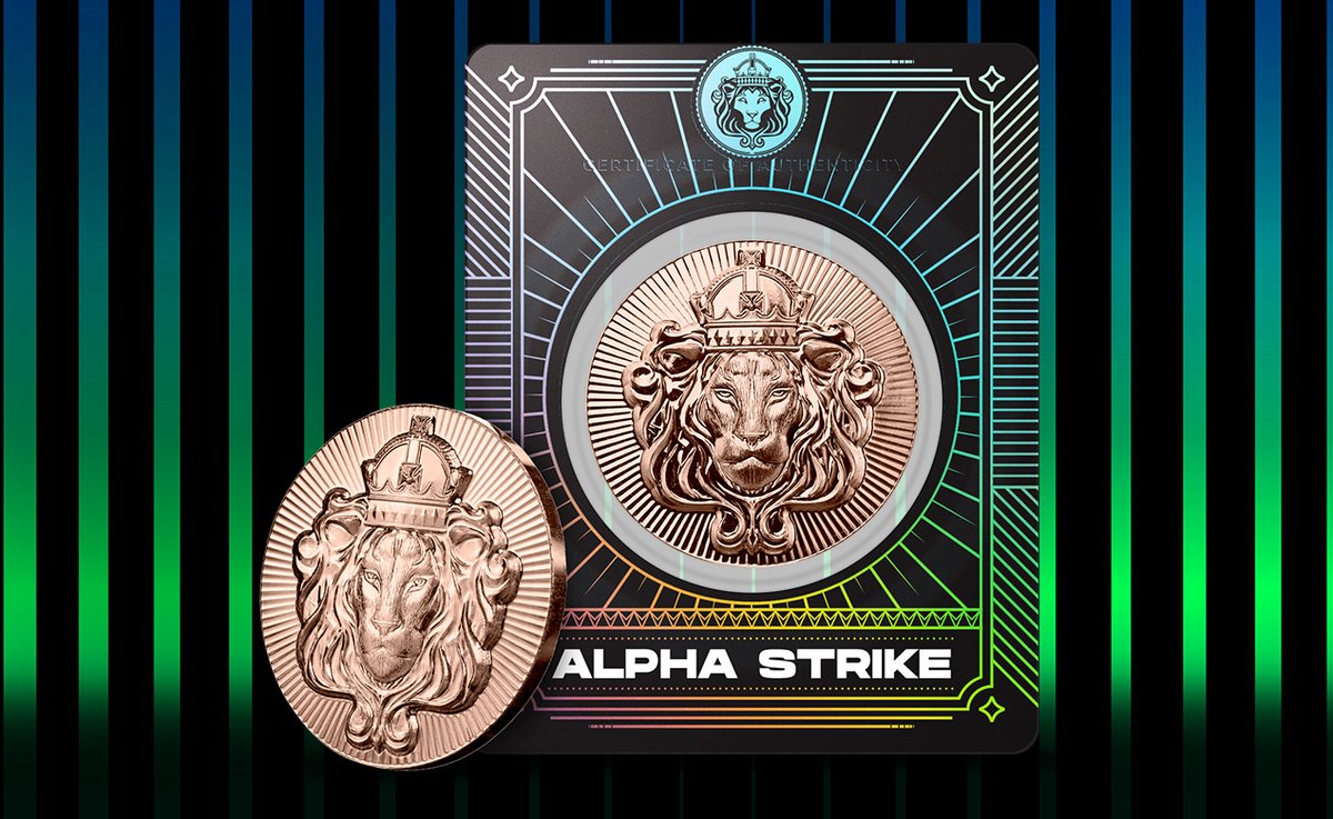 scottsdalemint's tweet image. The 1 oz Copper Lion Stacker® has arrived—fierce design meets stackable precision. A bold new way to build your collection with character and strength. 🛒tinyurl.com/Shop-Stackers

#Copper #Bullion
