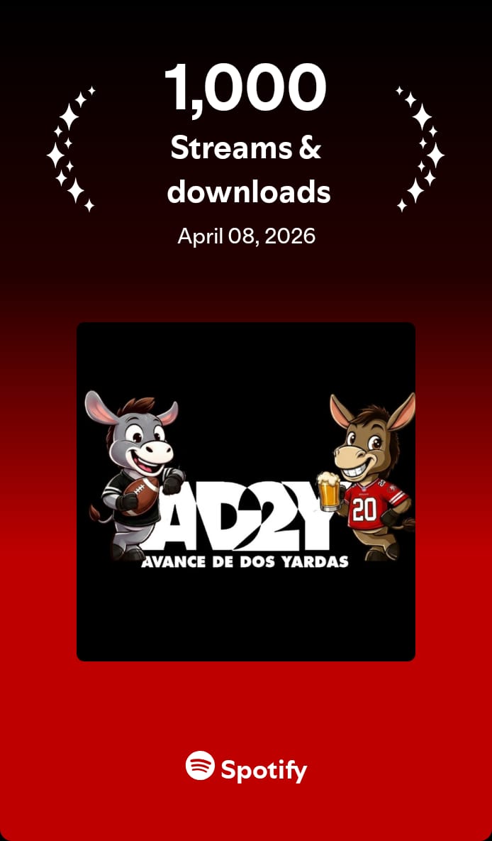 Puede parecer poco, pero para nosotros significa mucho. Gracias a todos los que han sido parte de AD2Y, de parte de este par de asnos.