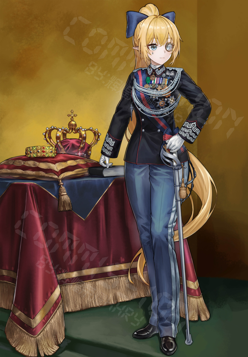 javis016's tweet image. commission，the Coronation in Italy kingdom #Italy #KingdomofItaly #elf (1/1)