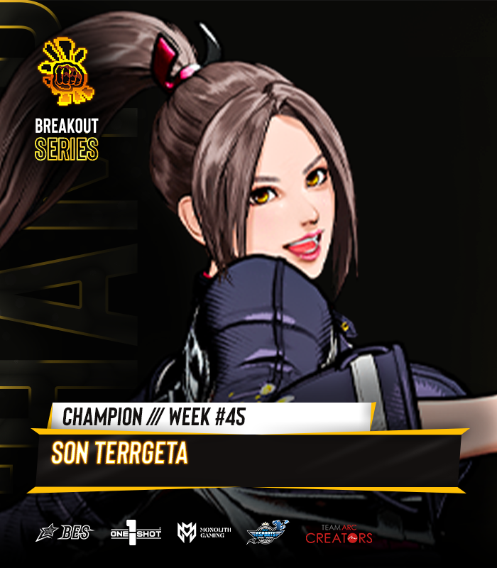 BreakoutES's tweet image. 💫 Breakout Series: #CityOfTheWolves #45

Congratulations to Son Terrgeta!!!

🏅 Your BES Top 8:
@CientifiKOF / @Kaiser_666999 / @JohnyKOF / SirLoin / Me Jak22 / @Matchdamixup021 / LWN CrimsonHawk124

#FatalFury #BreakoutSeries