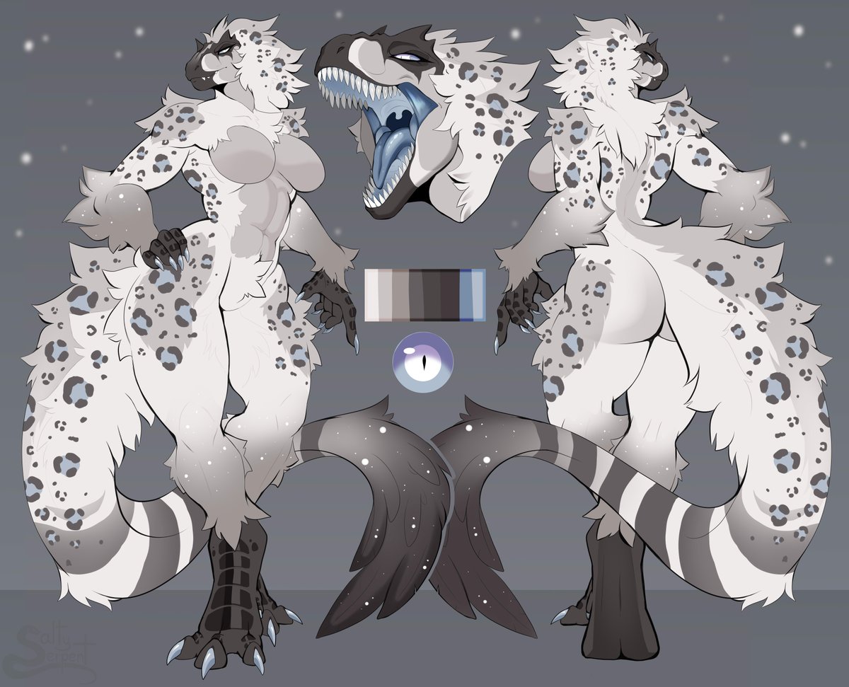 Custom dino gal for purplewolf24✨