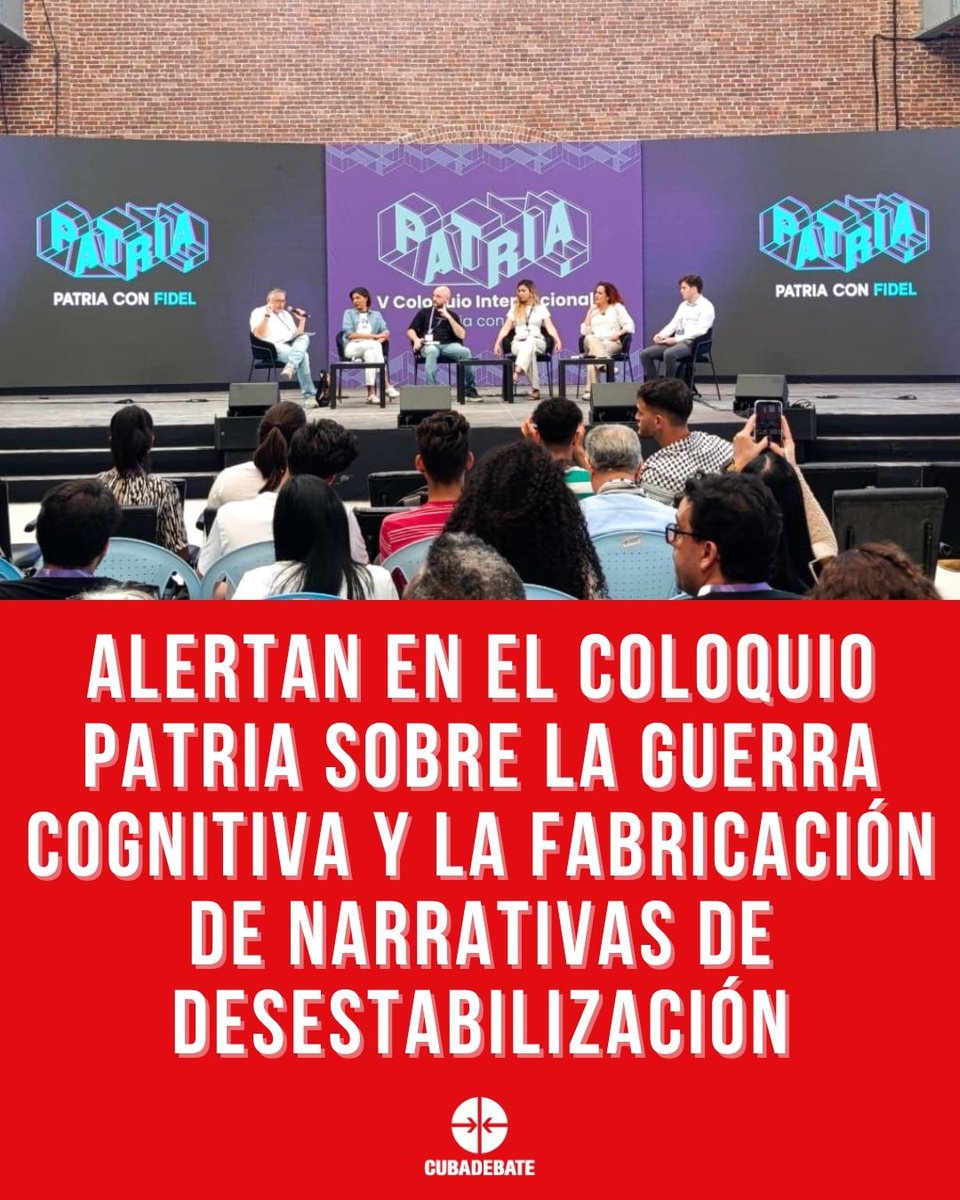 El panel coincidió en que el entorno digital actual constituye un espacio clave de disputa simbólica, donde se articulan estrategias de influencia, narrativas mediáticas y dinámicas de poder que trascienden el ámbito estrictamente informativo.

share.google/EKuN5MFX2A3E8i…