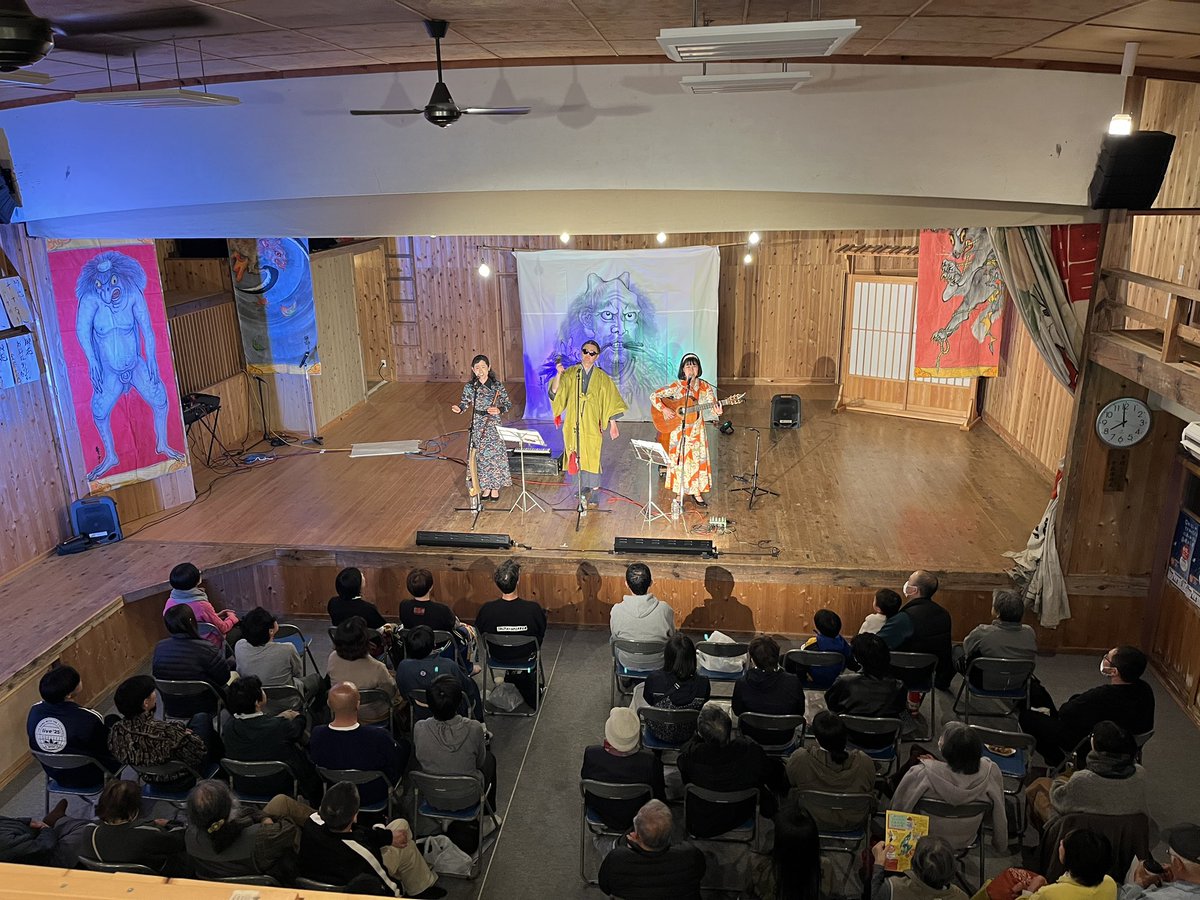 いっぱいのお運びありがとうございました！【中西レモン&amp;すずめのティアーズ　佐渡であいましょう宿根木公演】無事終演しました。御来場の皆様ありがとうございました！応援いただいている皆様ありがとうございました！宿根木集落の皆様の大大大協力を頂戴しました！ありがとうございました！