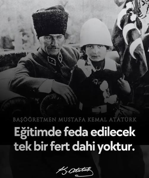 Cumhuriyetin kuruluş değerleri ve eğitim anlayışı bu millet için hâlâ temel bir referanstır. Eğitimde ‘fedakârlık’ ve eşitlik ilkesi, tartışmasız bir kırmızı çizgidir.

Türk milleti unutmaz. Hesap sorulur.