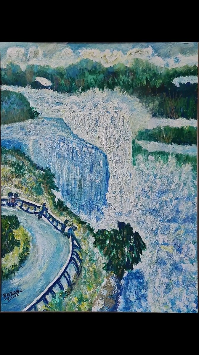 Acrylic painting of Niagara Falls
#razoa ##art #artist #painting #artwork #artist