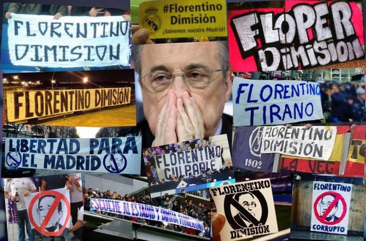 Un mal endémico de la afición de este club es siempre mirar abajo. Entrenadores, jugadores...es hora de mirar al palco. Es hora de mirar a quien dirige y permite todo esto. 

Está hipotecando el club. 

#FlorentinoDimision