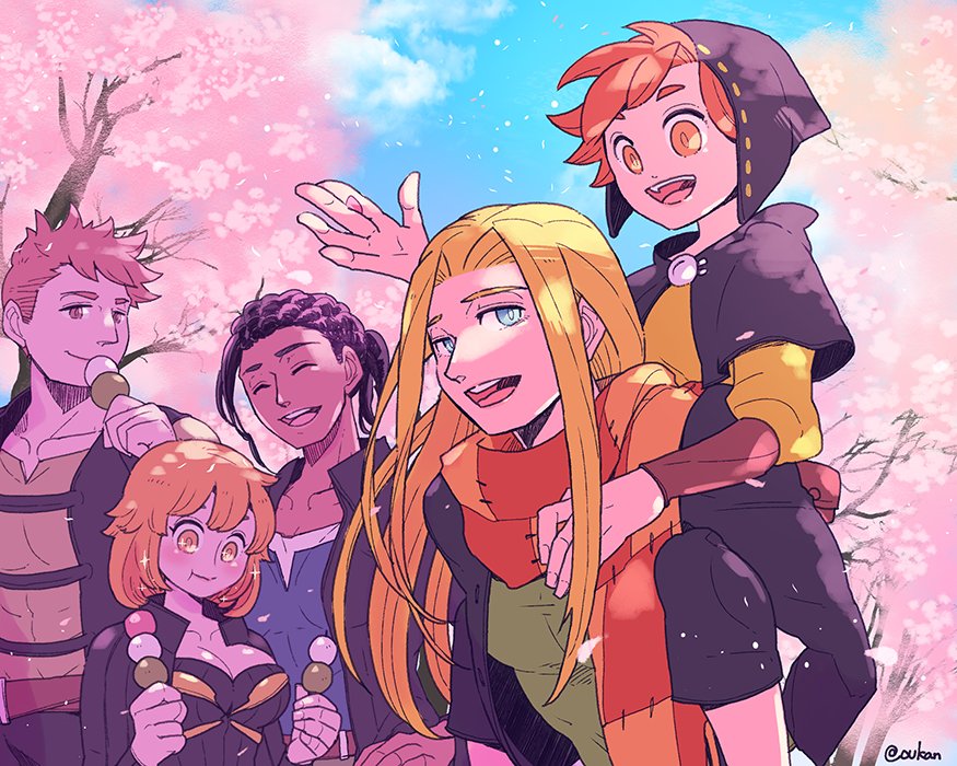 春なのでお花見ファミリーを久々にageます