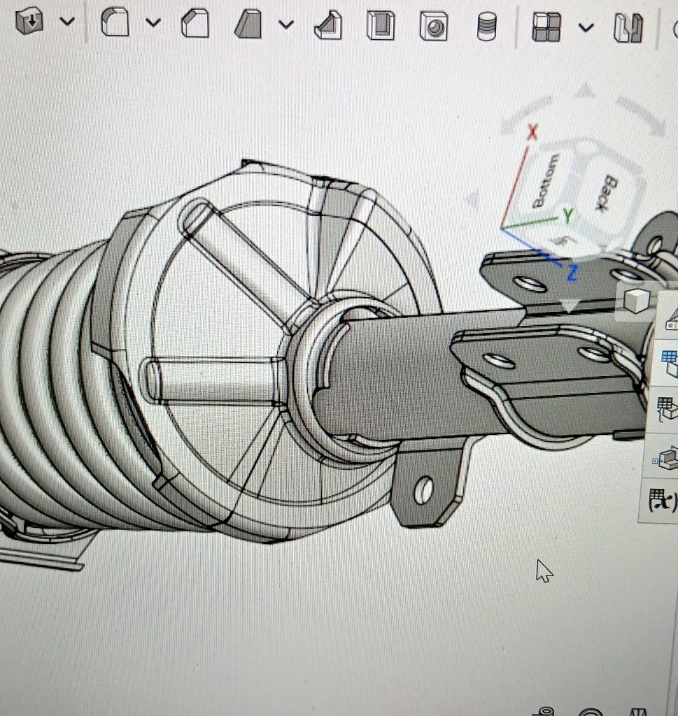 Umer_Vlogger's tweet image. Working on an EV car strut. Local  manufacturing. Made in Pakistan 🇵🇰 
#Automotive
