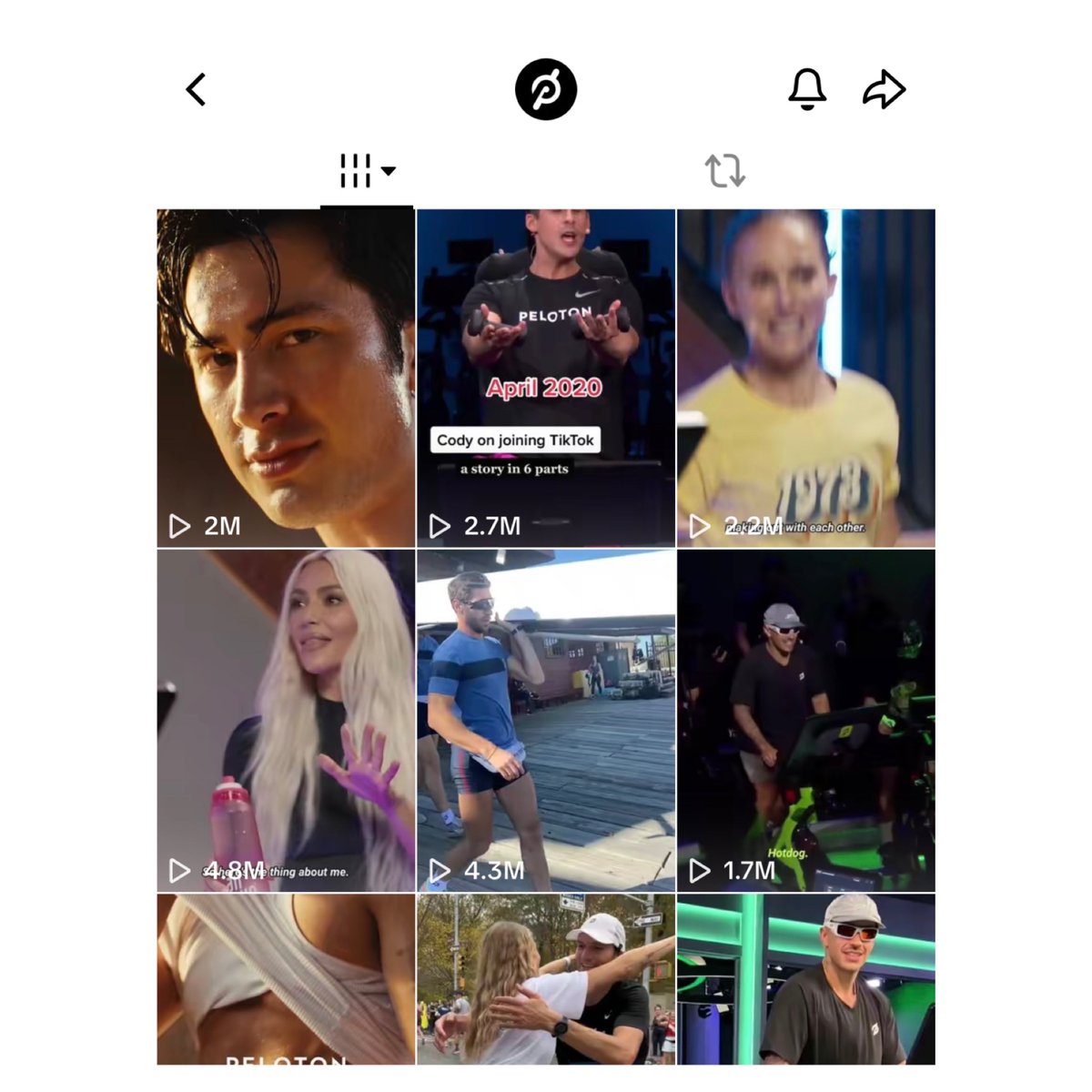 hudsonwupdates's tweet image. Hudson Williams’s “Let Yourself Go” campaign is @onepeloton’s most-liked video on both TikTok and Instagram. It also ranks as their 3rd most-viewed Instagram Reel ever.

Continue to engage:
🔗 tiktok.com/@onepeloton
🔗 instagram.com/onepeloton