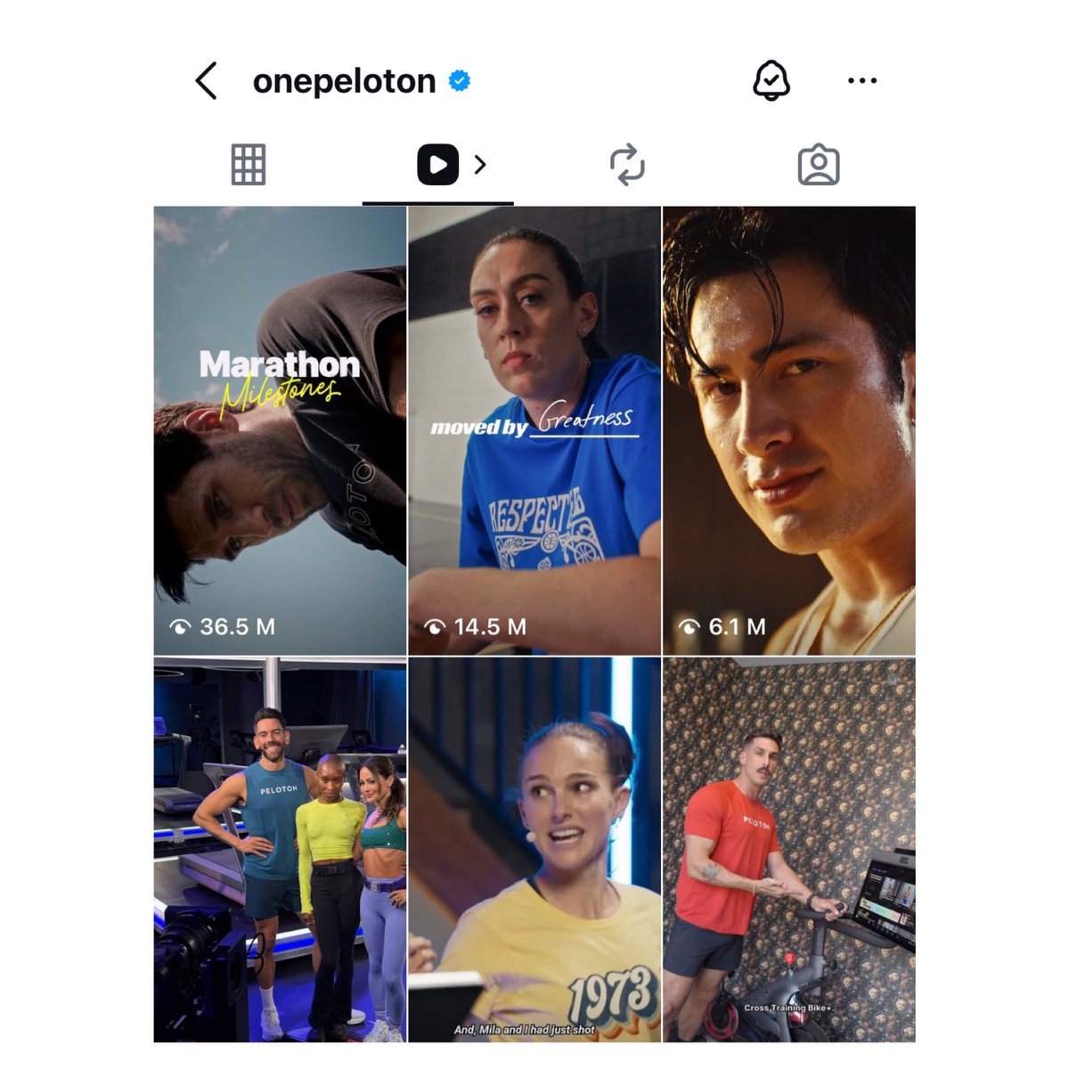 hudsonwupdates's tweet image. Hudson Williams’s “Let Yourself Go” campaign is @onepeloton’s most-liked video on both TikTok and Instagram. It also ranks as their 3rd most-viewed Instagram Reel ever.

Continue to engage:
🔗 tiktok.com/@onepeloton
🔗 instagram.com/onepeloton