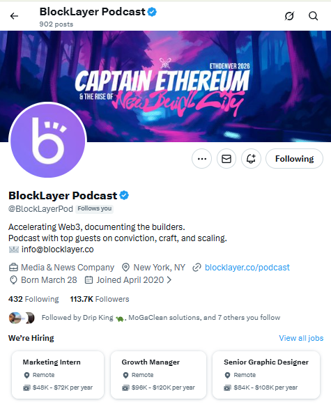 Trail2Crypto's tweet photo. 🚨 SCAMMER ALERT

Hey guys watch out for these guys. Legit X accounts from 2009 and many followers.

They @KieranSolberg tried to scam me but the whole @BlockLayerPod is part of the scam. 113k followers.

Goes to show you, really be vigilant guys. https://t.co/iyANNEjvfa