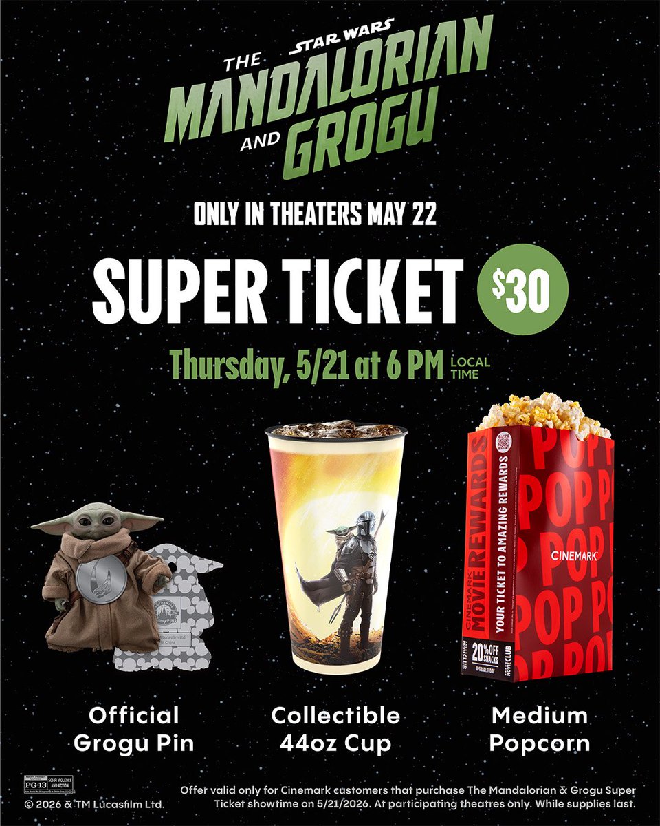 FunkoPOPsNews's tweet image. Cinemark reveals their new Mandalorian &amp;amp; Grogu Popcorn Buckets, Cups and more! Including an exclusive Grogu ~

#TheMandalorianAndGrogu #Cinemark #Popcorn #FunkoPOPNews