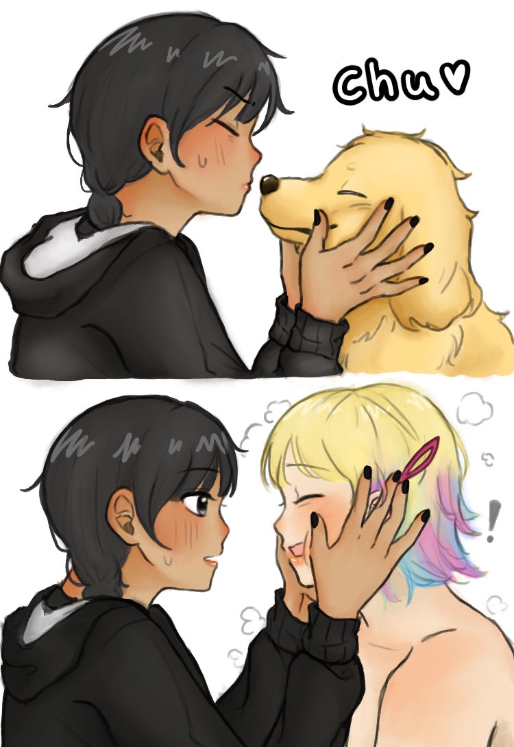 yaktookhouy04's tweet image. It’s been a while, so here’s the finished version! 
#Wenclair 
#Wednesday