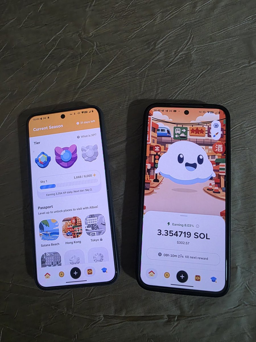 mark_magg's tweet image. #Day 26.
Daily ritual locked in ✅
Added 0.1 SOL today — running it on both phones.
No skips. Pure consistency.
Current status:
☁️ Sky 1 — 1,668 / 6,000 XP
⚡ 3,354 XP daily
💰 3.354719 SOL → ~$302.57
Small actions every day add up.
Consistency wins.
Who else is keeping the