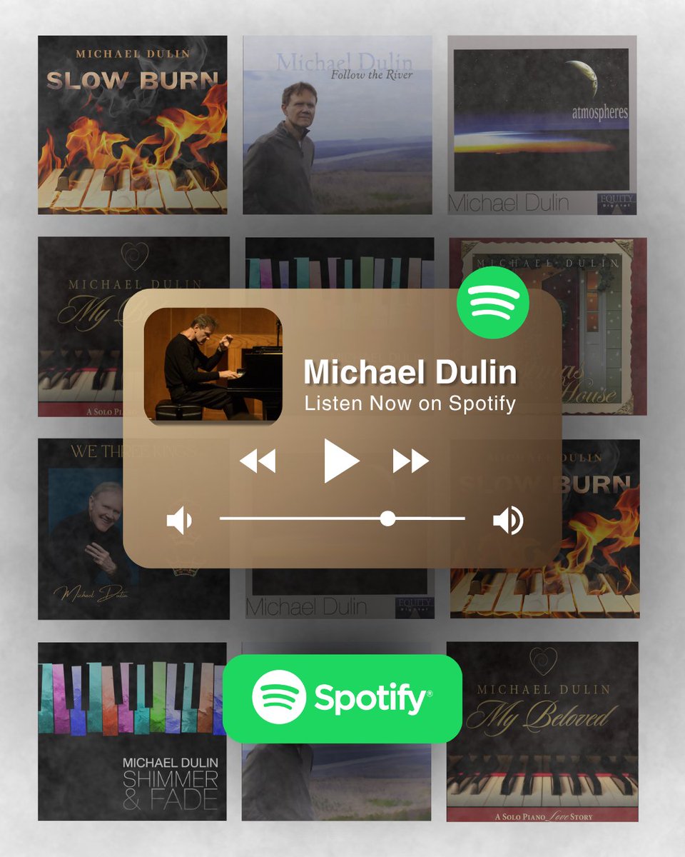 More tunes on the way. Follow me on Spotify to stay in the loop and explore the catalog.

open.spotify.com/artist/2xYSU8v…

#Spotify #MichaelDulin #Follow #Share #Music #Piano #PianoMusic #MichaelDulinMusic #FollowOnSpotify #Stream #MyMusic