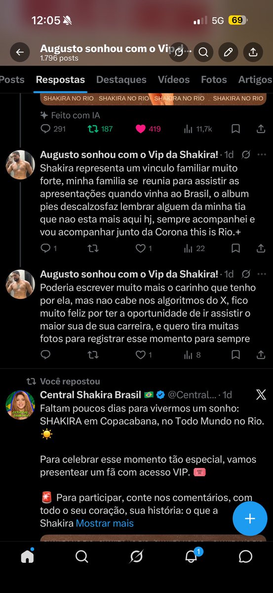 Augusto sonhou com o Vip da Shakira! tweet media