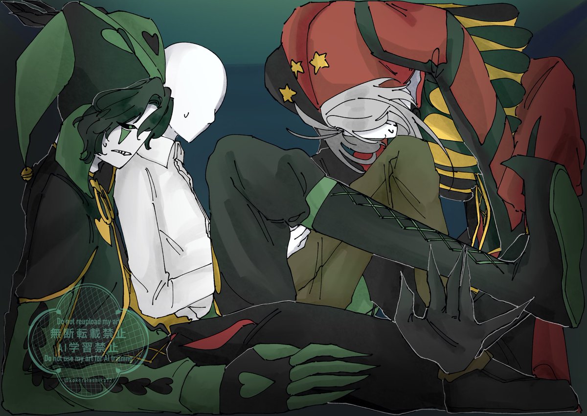 kokorotashika12's tweet image. 箱詰め💚MC⭐️
#thefreakcircus #怪诞马戏团 #tfc