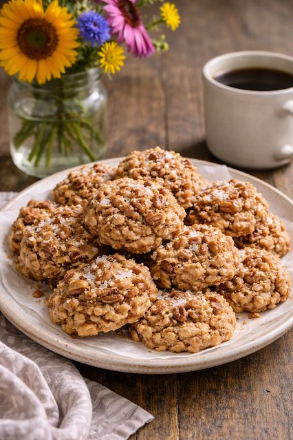 Amelia2325's tweet image. No-Bake Coconut Praline Cookies ❤️
Sweet, chewy, and full of coconut + pecans. No oven needed! 
See recipe here:  buff.ly/PsprQAc 

#NoBake #Dessert #Cookies #EasyRecipes