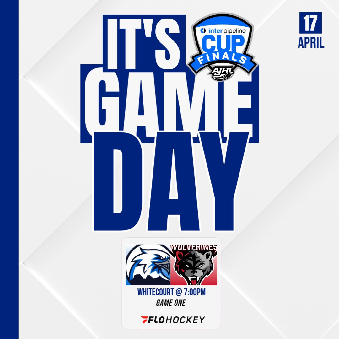 TheAJHL's tweet image. Different roads. Same destination. It's Eagles versus Wolverines in the 2026 Inter Pipeline Cup AJHL Finals! #BuiltForThis