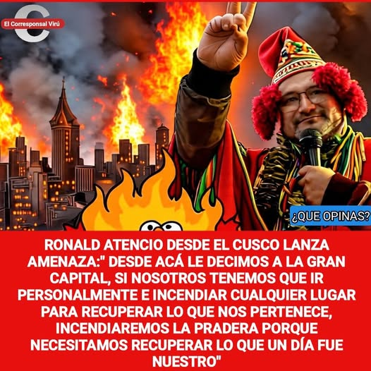 <a href="/RonaldAtencio/">Ronald Atencio</a> 🇵🇪 Drenando el Pantano 🇵🇪 

🤣😂🤣🤦🏻 Ya está esperando Roberto Sánchez tus 132 mil votos de 24 millones de peruanos la población te borro en estas elecciones de su memoria y así te juntes como primer Damo de Sánchez de ese repudio ciudadano no se regresa por querer incendiar la
