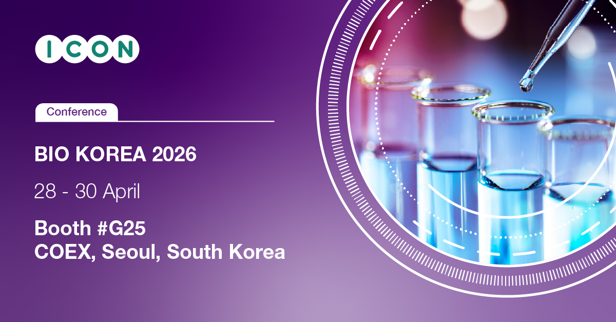 ICONplc's tweet image. Meet ICON at #BIOKorea in Seoul from 28–30 April. Our experts will be at booth #G25 to discuss how our integrated clinical and commercial solutions help accelerate innovation and advance programmes across the product lifecycle. ow.ly/gBES50YFw9v