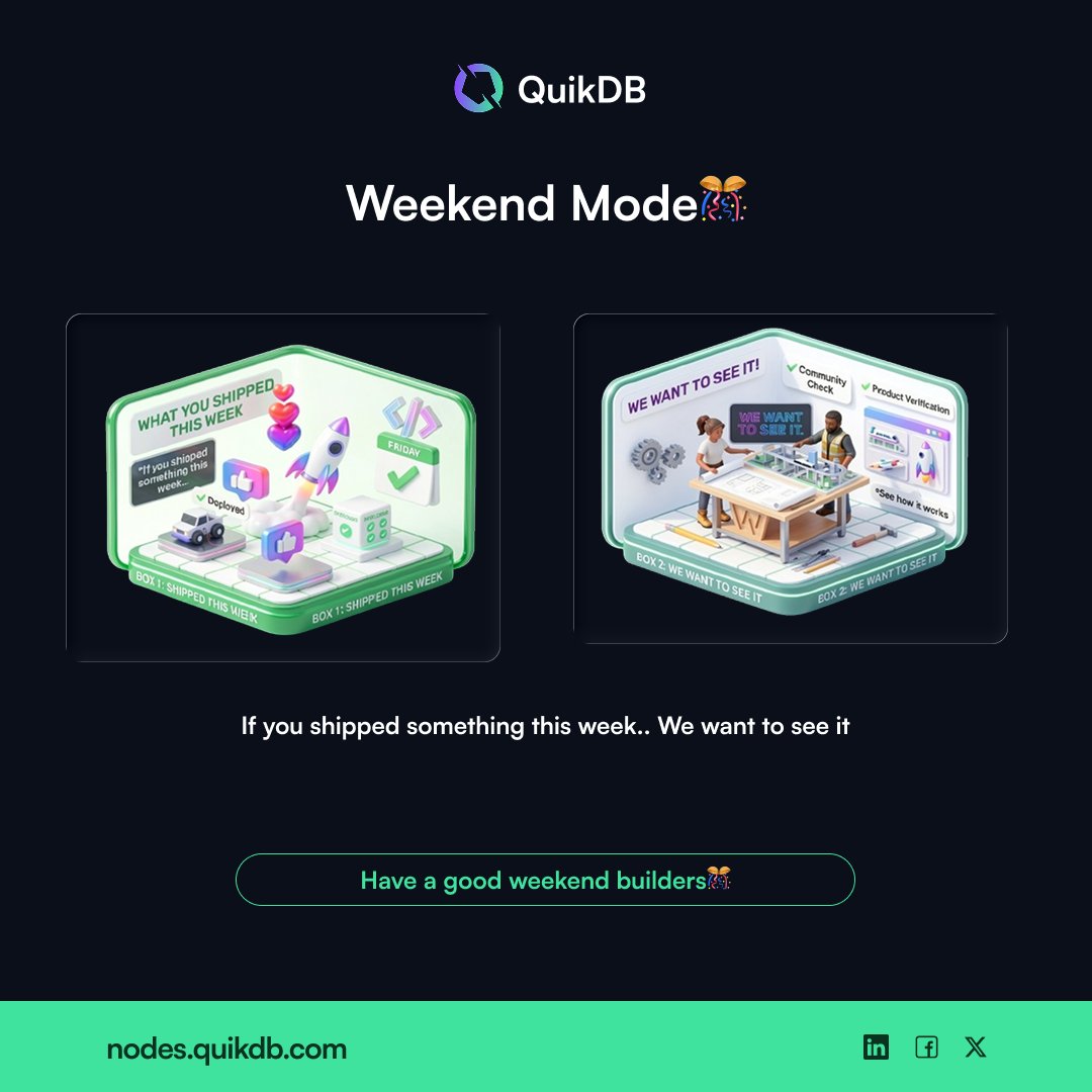 QuikDB tweet media