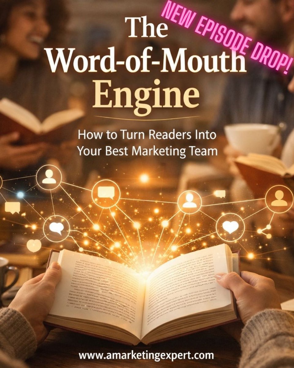 Bookgal's tweet image. 95% of books sell by word of mouth, yet most authors ignore the readers already cheering for them. 

Hit play, then tell us: what stops you from emailing readers back?

🎧 Listen now: bit.ly/AMEpodcast

#AuthorLife #AuthorSupport #BookPromo
