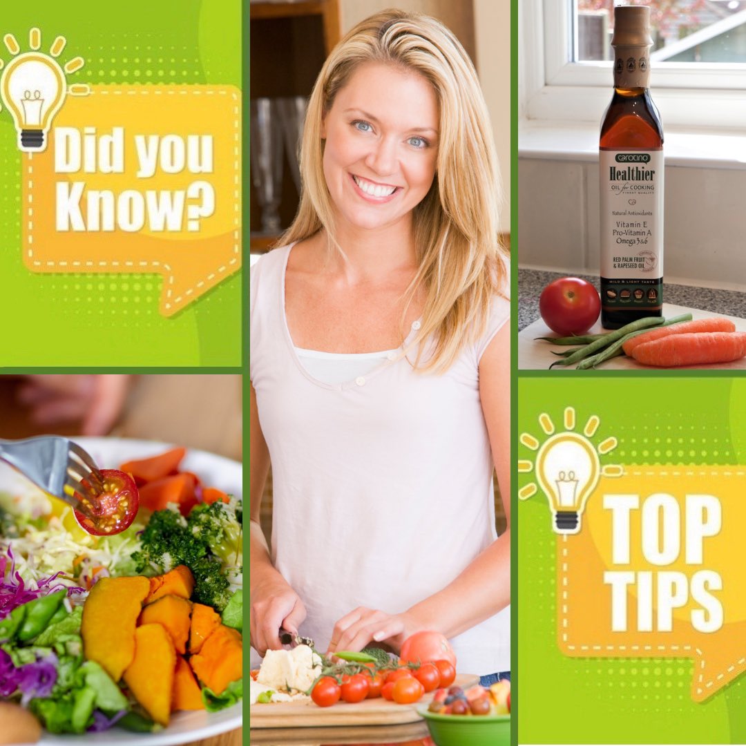 Carotino Healthier Cooking Oil tweet media