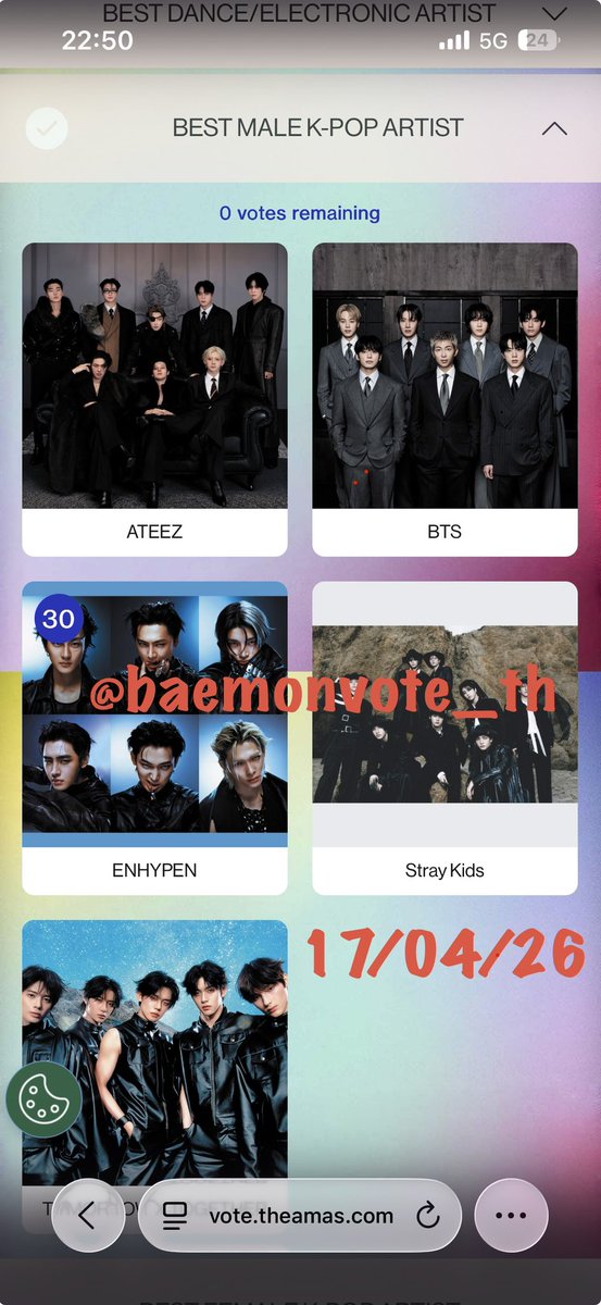 BAEMON VOTE TH tweet media