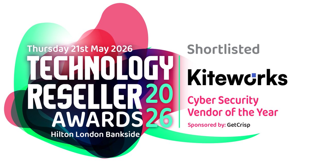 Kiteworks's tweet image. We’re proud to announce that #Kiteworks has been named a finalist for Cyber Security Vendor of the Year at the @techreselleruk Awards 2026! 🎉 Proud of our team, grateful for our partners, and excited to see what’s ahead at the awards on May 21.

#Cybersecurity #DataSecurity