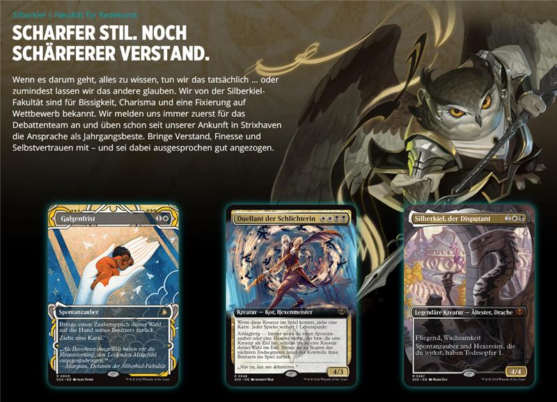 MauriceWeber42's tweet image. Zu meiner absoluten EMPÖRUNG hat mich @wizards_magicDE fürs neue Magic-Set #MTGStrixhaven in die Fakultät der... besserwisserischen Schwätzer eingeordnet. Ich verlange eine Erklärung!

Sehr nur, was für eine Dreistigkeit von einem Test: hier.gg/MauriceWeber_S… #Werbung