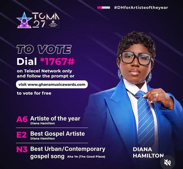 Fa_Hooki_Me's tweet photo. Team DH we are here
Diana Hamilton for AOTY
We’ll not downplay the work of any artiste but God is with us
Please kindly vote for us and remember us in prayers
Let’s make it happen❤️
#TeamDH https://t.co/IYeMfglB2s
