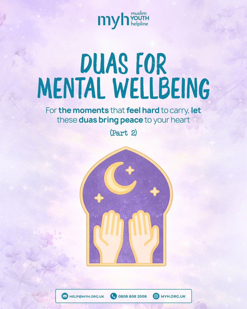 muslimyouthhelp's tweet photo. Sometimes, remembering Allah is all you need.
Recite these duas when your heart feels anxious and pray for your mental wellbeing. 🕊️
Swipe through and make them part of your daily routine. 💛
(Part 1 is on the feed)
#MentalWellbeing #DuasForPeace #RememberAllah https://t.co/HvqgQGlBFn