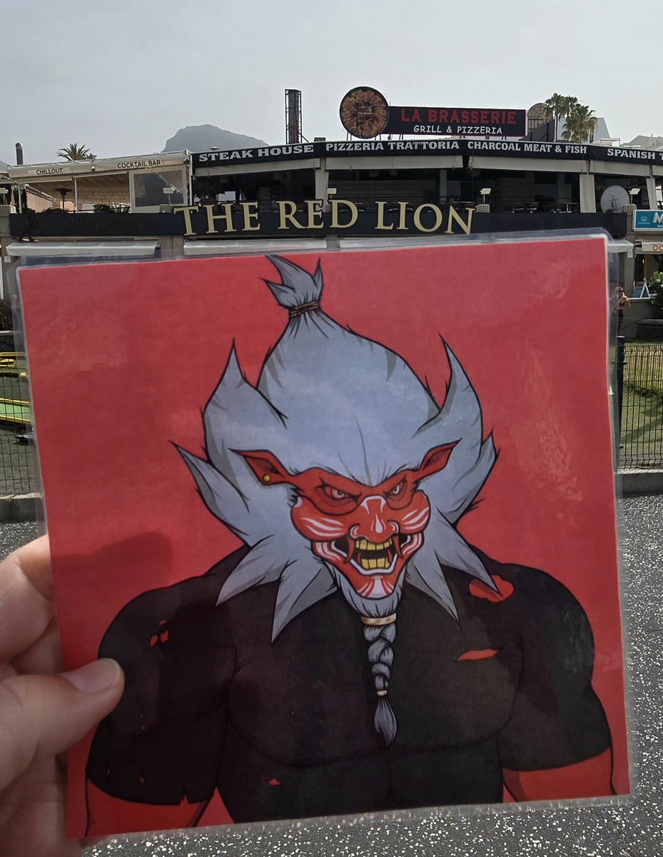 LoadedLion_King's tweet image. A red loaded lion out and abroad.  @LoadedLions_CDC @cryptocom @cryptocomnft #Spain #tenerife