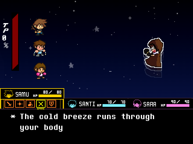 _SamuM6pdt's tweet photo. Mysterious Figure
#deltarune #samu_game https://t.co/tQhED6VdZg