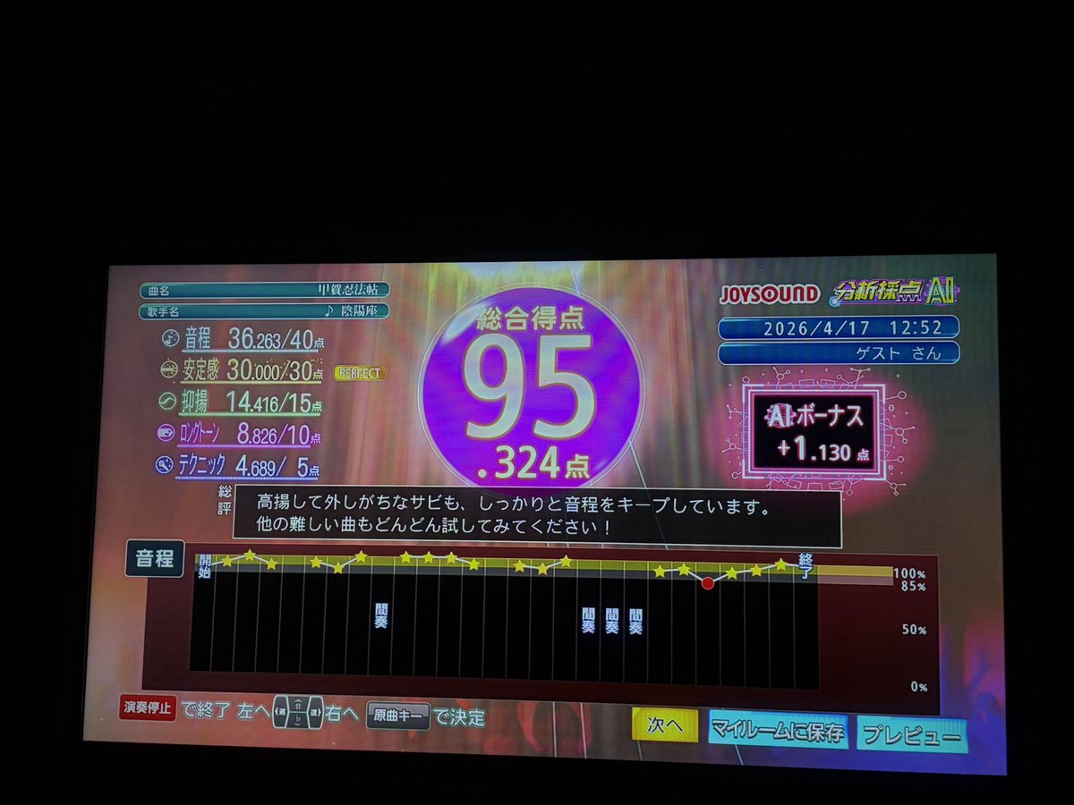 ars___ooOO26's tweet photo. 甲賀忍法帖 で、95点でた🤩
@omz_official https://t.co/Hzoosk9HoG